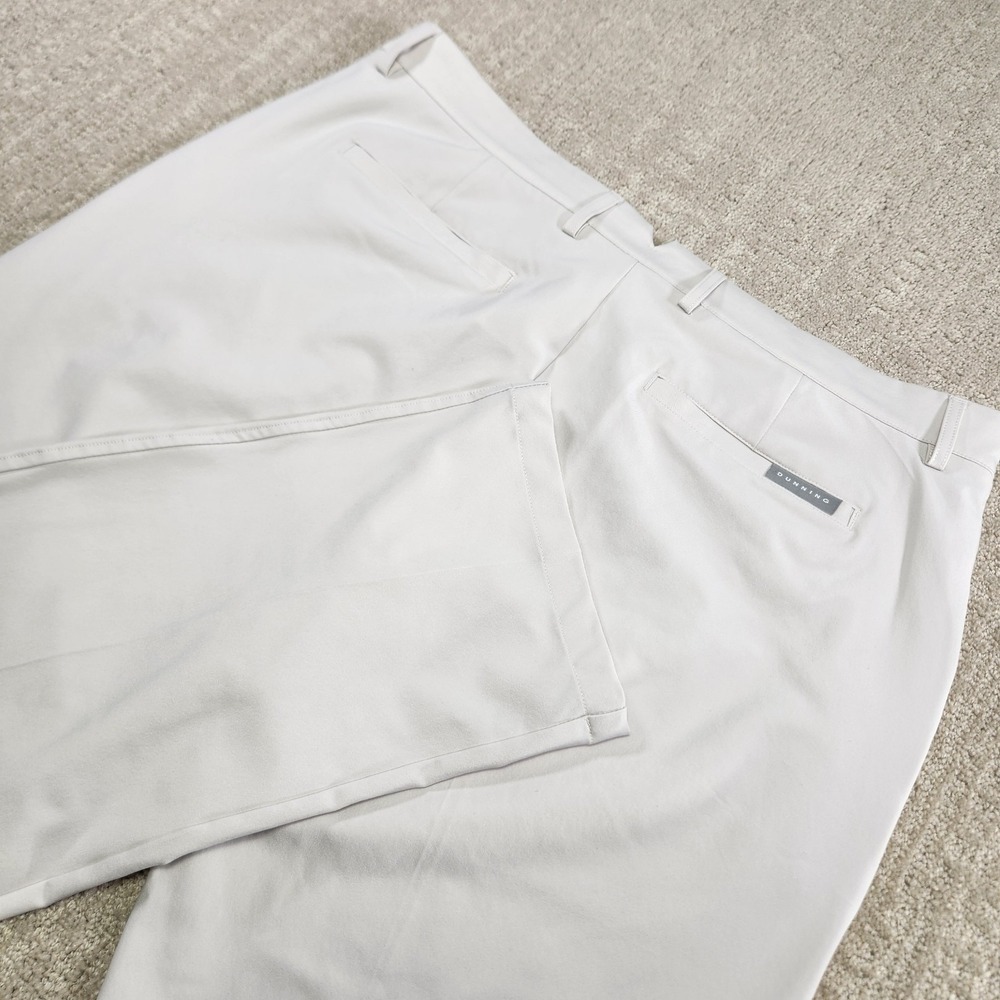 Dunning Golf Pants Men 38x30 Everbest Performance Chino Bone White Quick Dry UPF